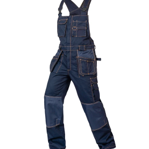 salopette jean bleu homme