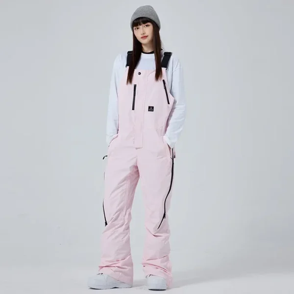 salopette rose femme