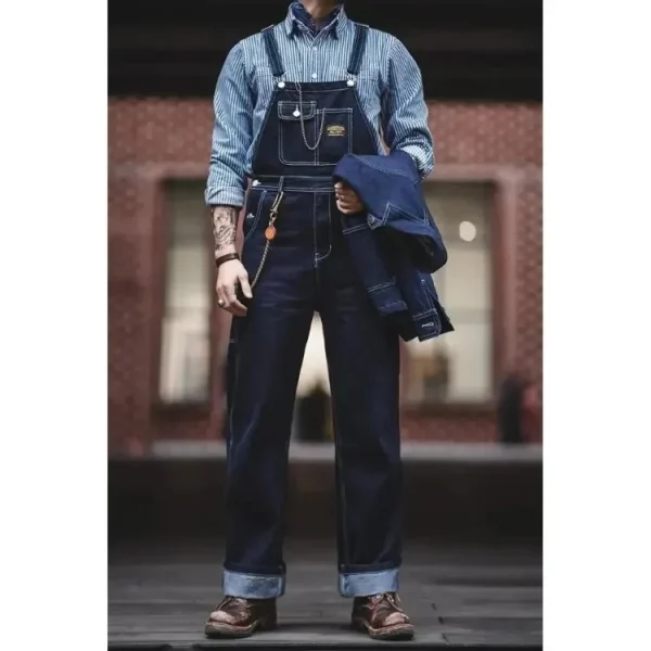 salopette pour homme en jean