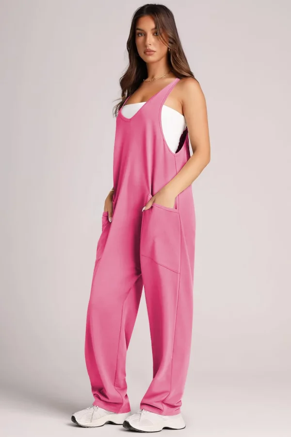 salopette pour femme rose