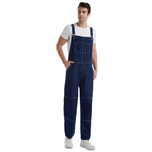salopette bleue de mode