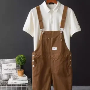 salopette homme en coton