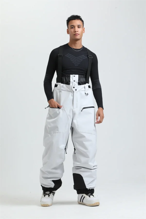 salopette snowboard homme blanche