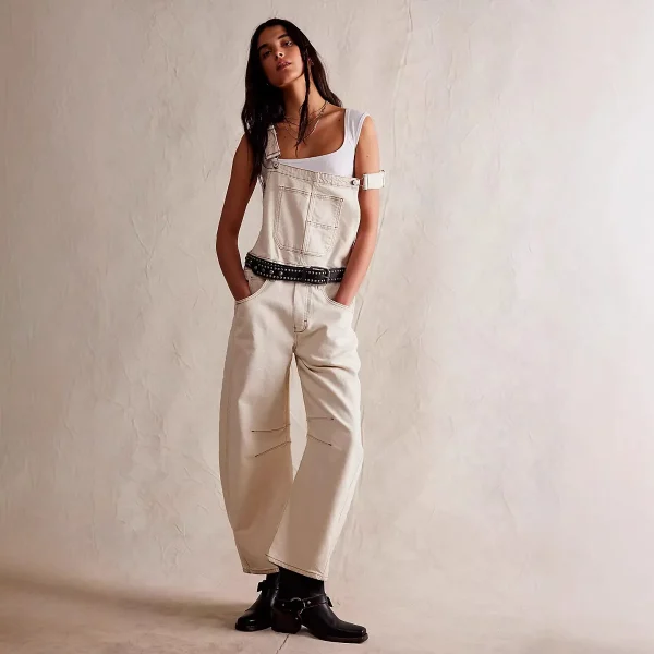 salopette en jean femme