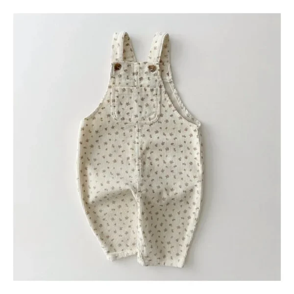 salopette enfant blanche coton