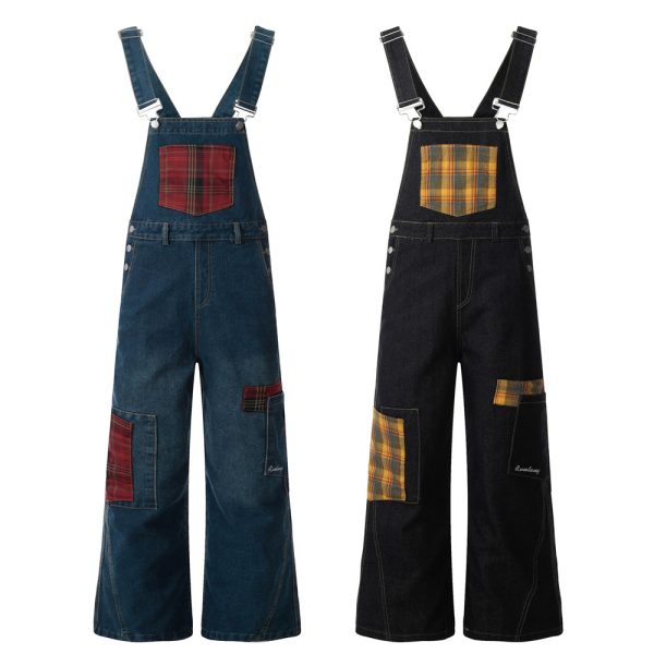 salopette en jean vintage