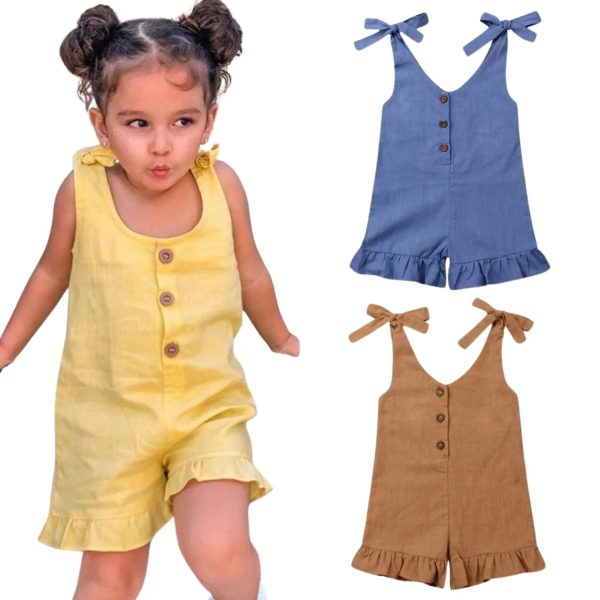 salopette pour fille courte
