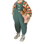 salopette en coton matelassé