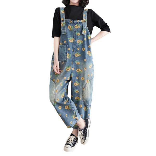 Salopette Fleurie Jean Clair Femme