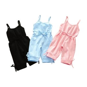 salopette été coton fille