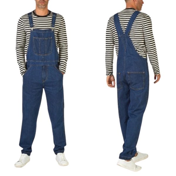 salopette pantalon jean brut