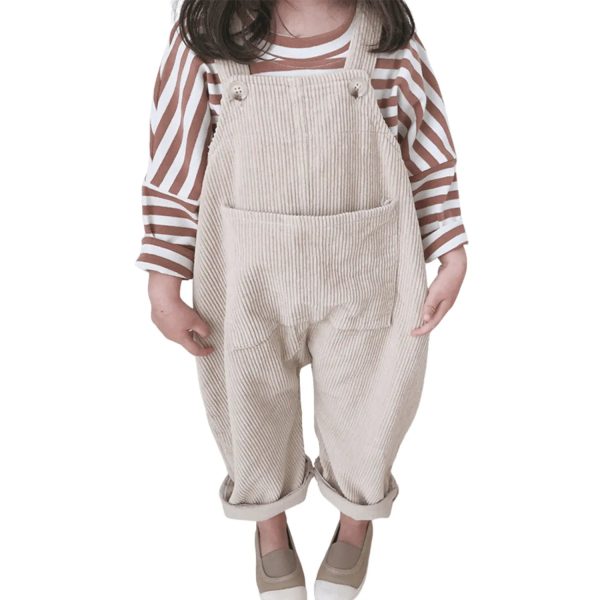 salopette enfant coton côtelé