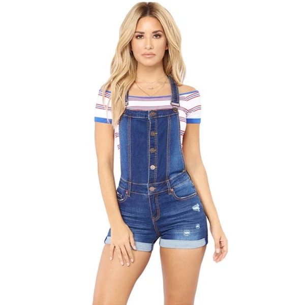 salopette jean bleu